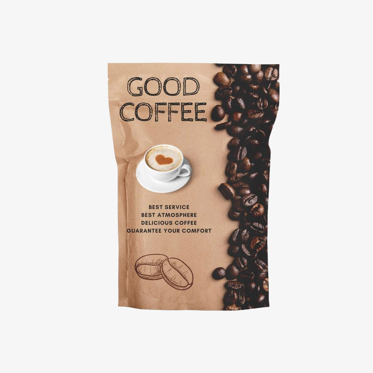 Glossy Coffee Bag